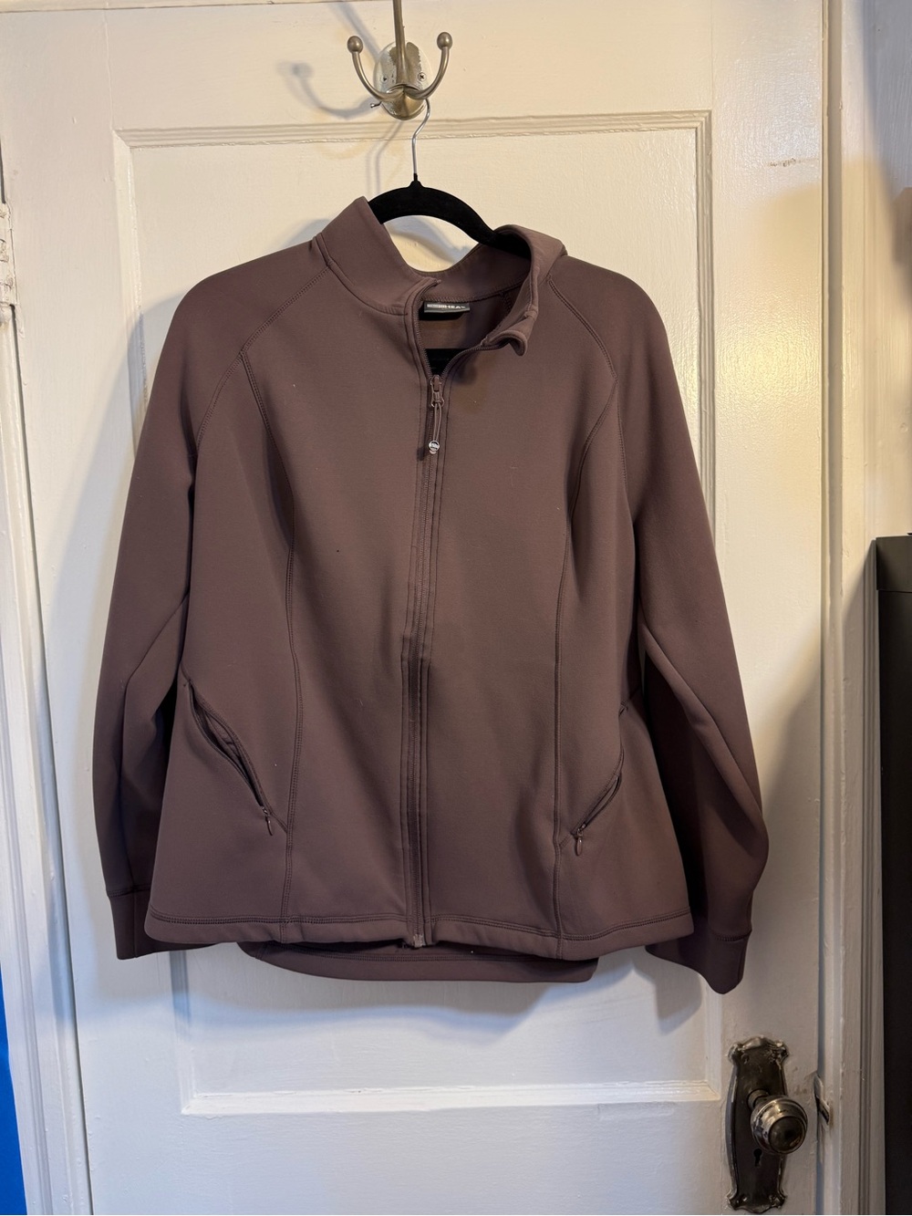 32 Degrees Women’s Zip-Up Utility Jacket - Mauve Brown